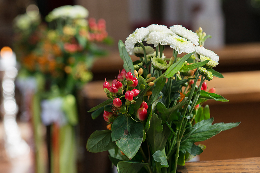 Blumengesteck Hochzeit